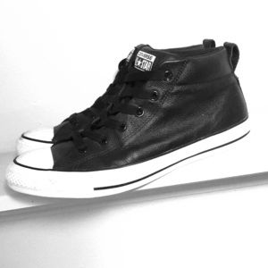 Black Leather Converse